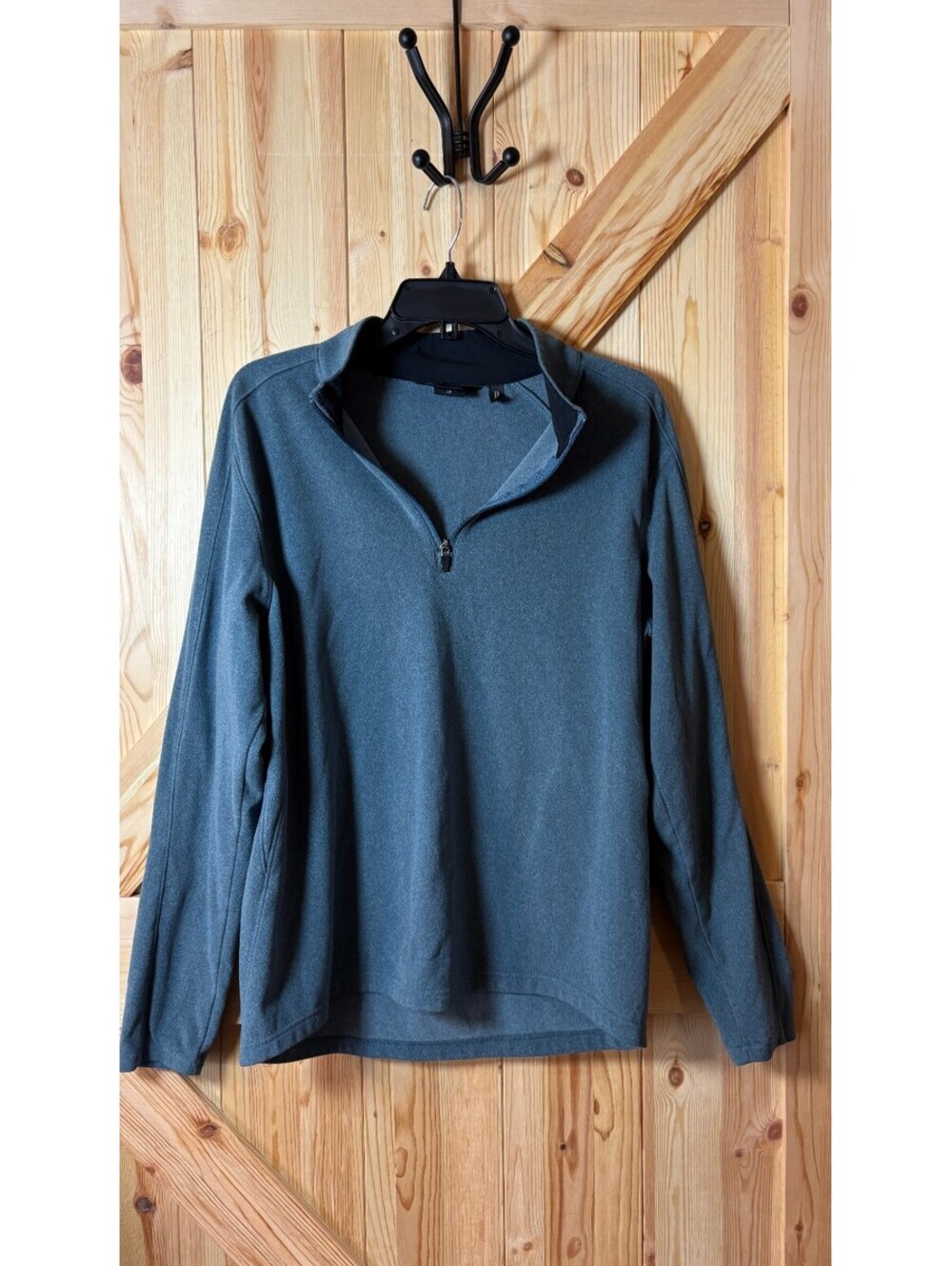 Mondetta Outdoor Project Grayish Greenish Men's Medium Half-Zip Pullover Fleece